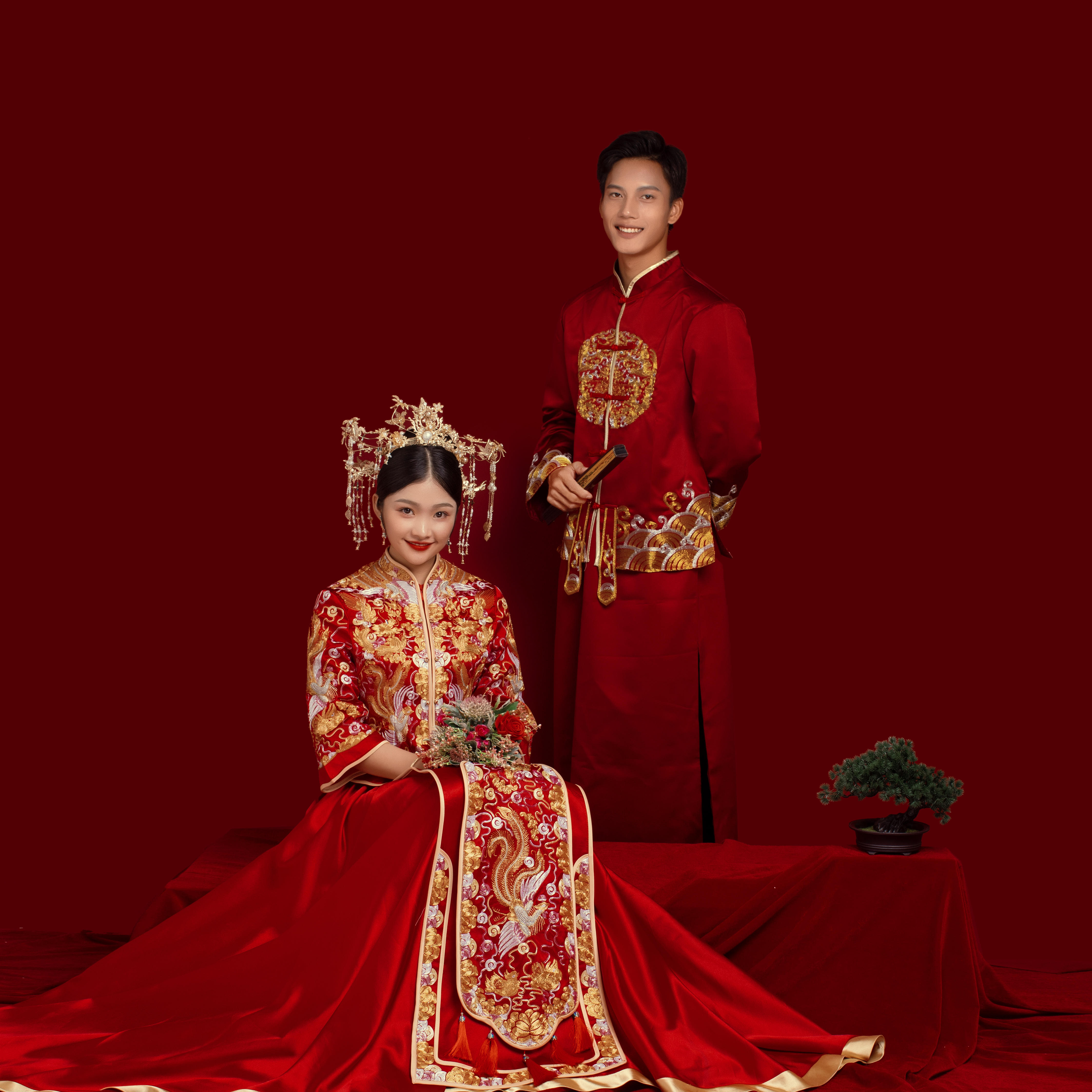 摩卡婚纱摄影系列《国色天香》