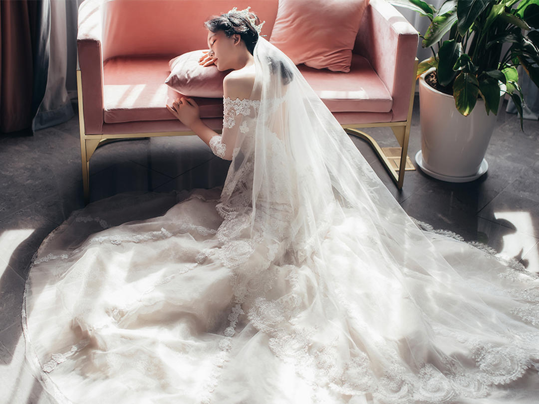 【莫丽纱婚纱 】一花一世界款婚纱礼服
