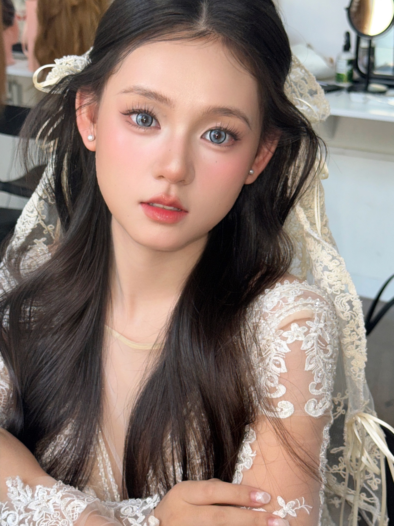甜美风妆造