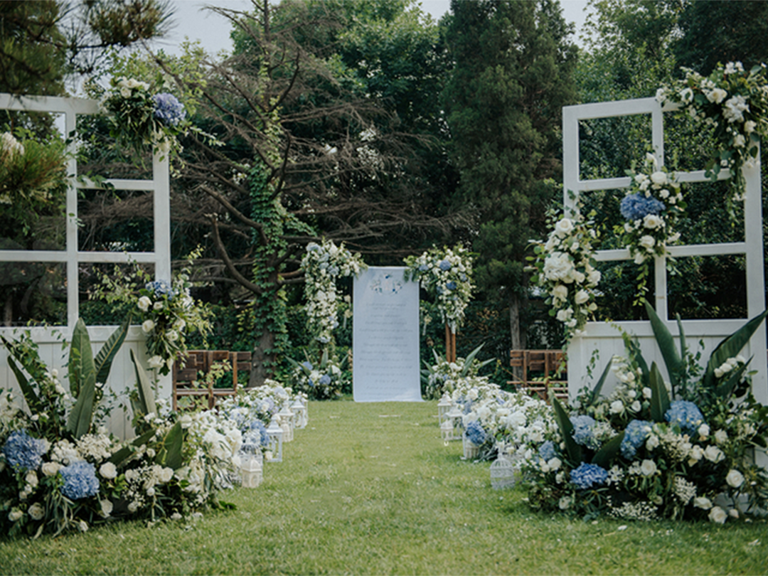 私人定制户外婚礼 小清新 婚礼场景「且听风吟」