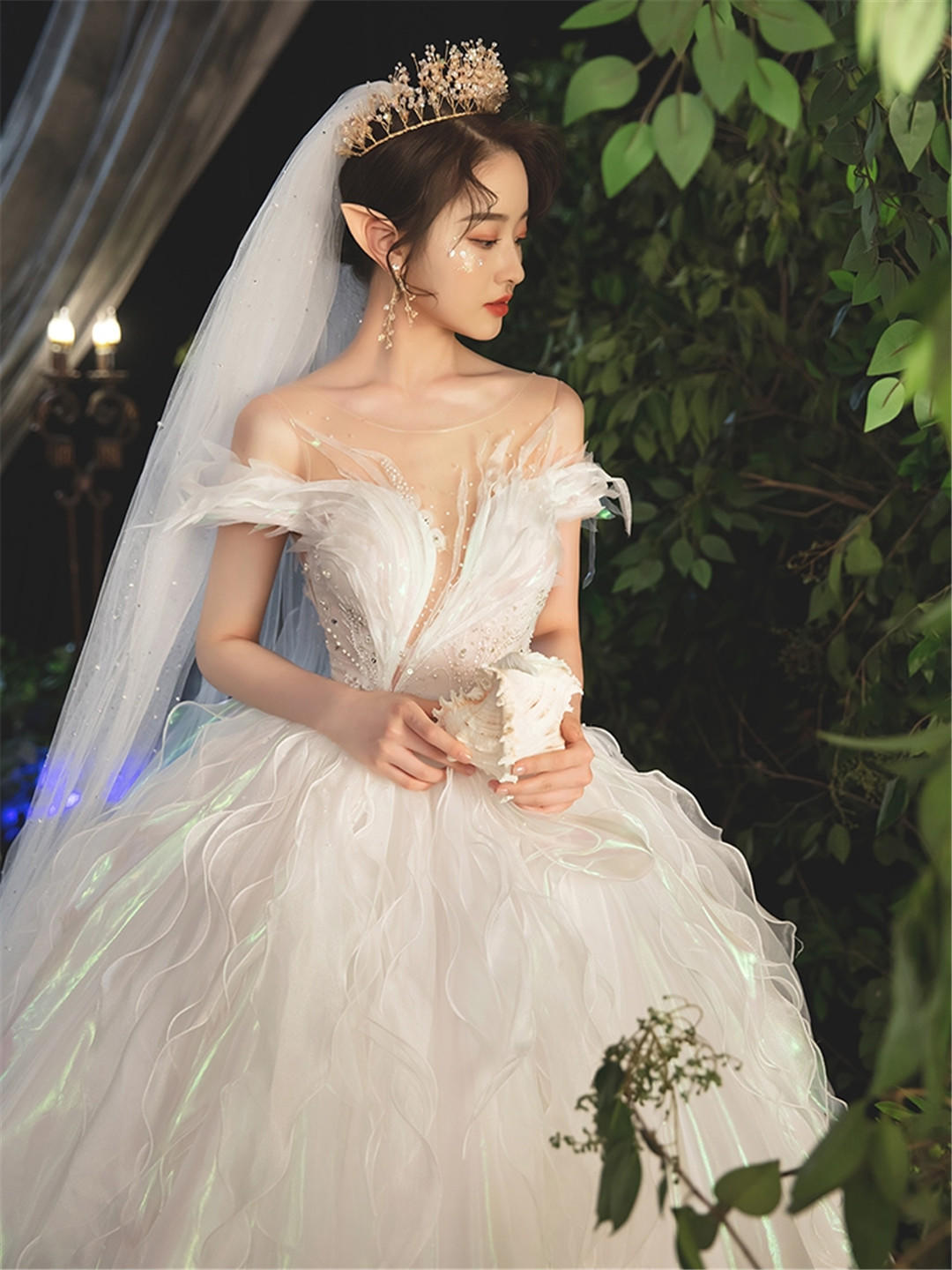 【原创设计】奢华重工主纱+秀禾+高定礼服+跟妆