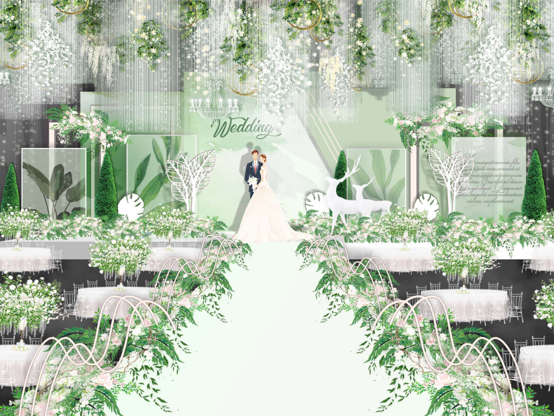 [伊诺阁]年度热卖森系主题婚礼