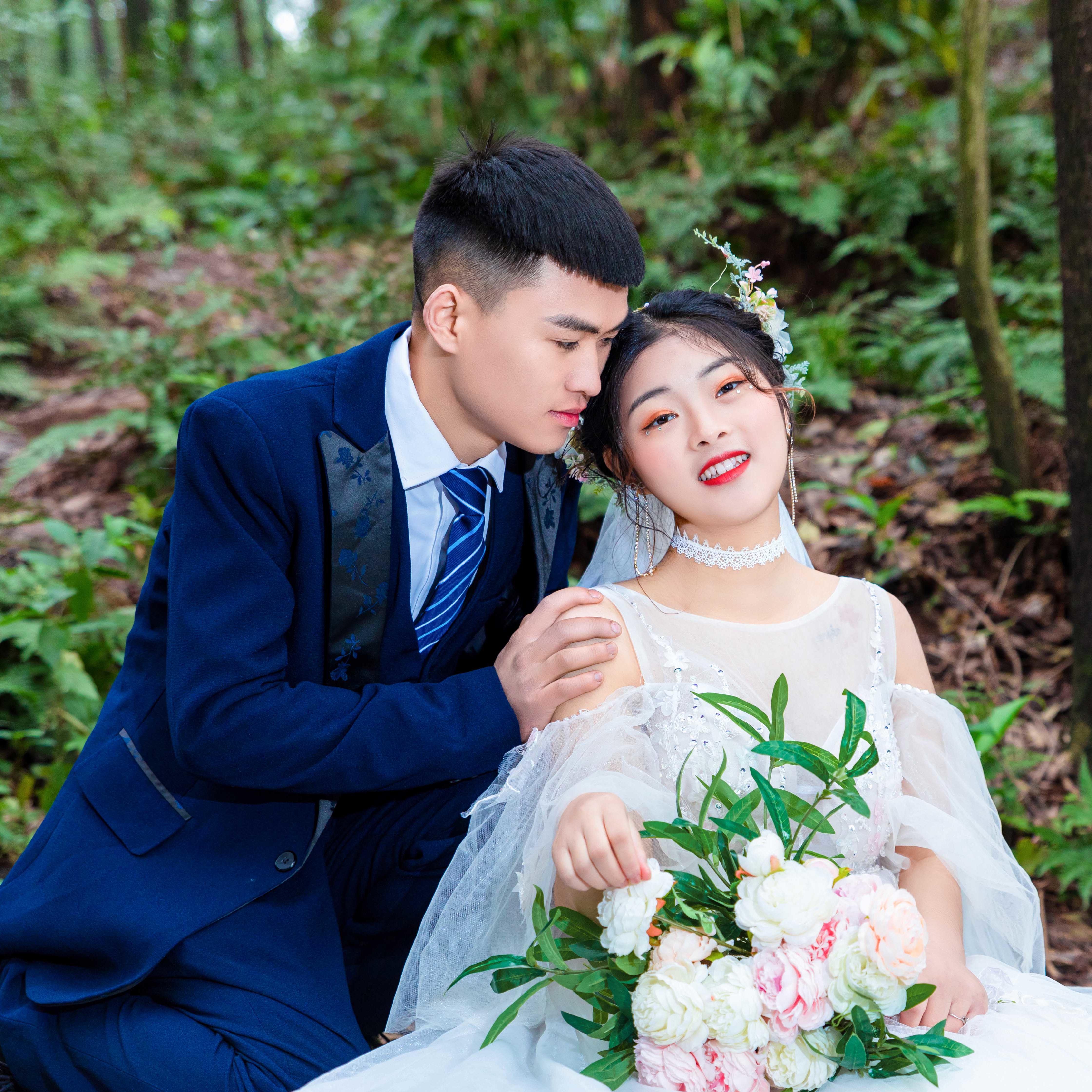 爱度婚纱摄影+森系+6服+风格自选+服装不限区域