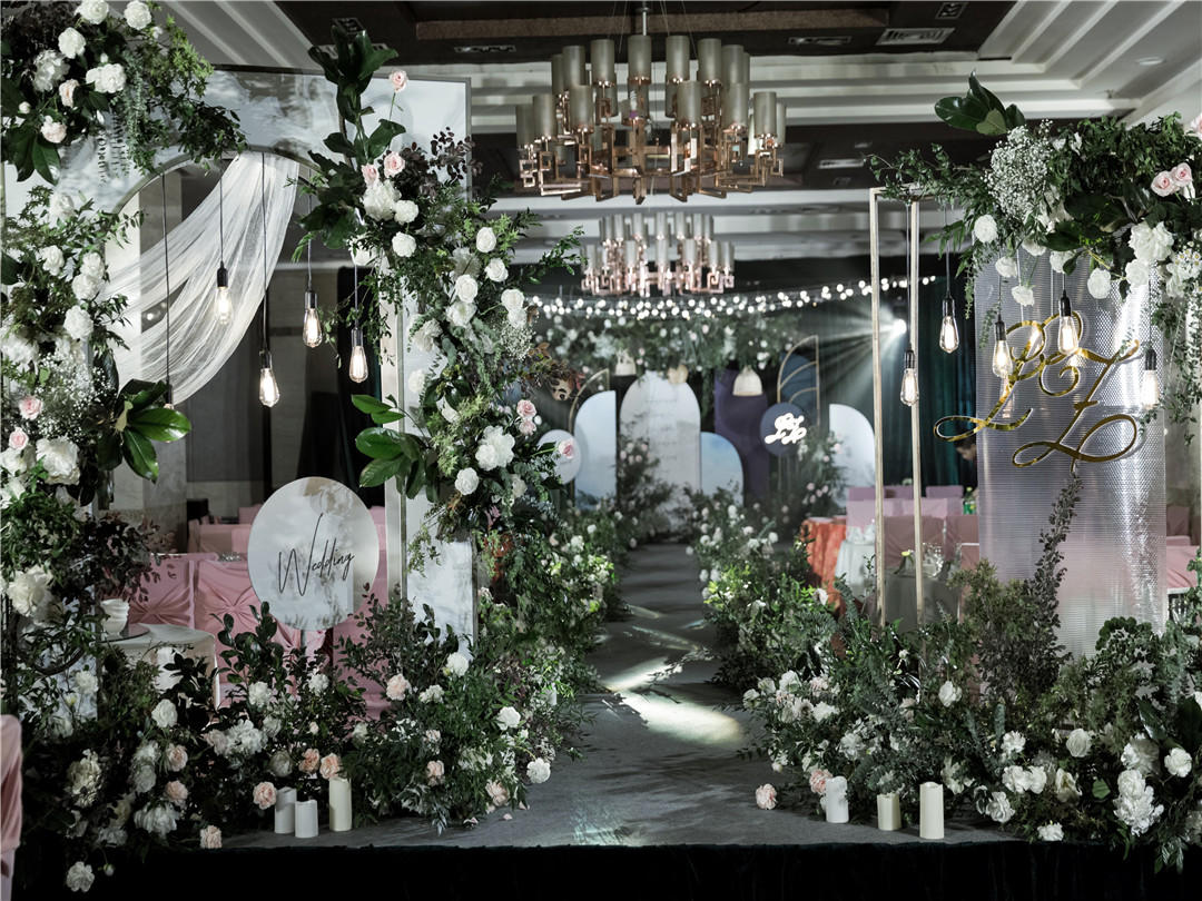 【唯梦婚礼】-森系真叶现场 一价全包