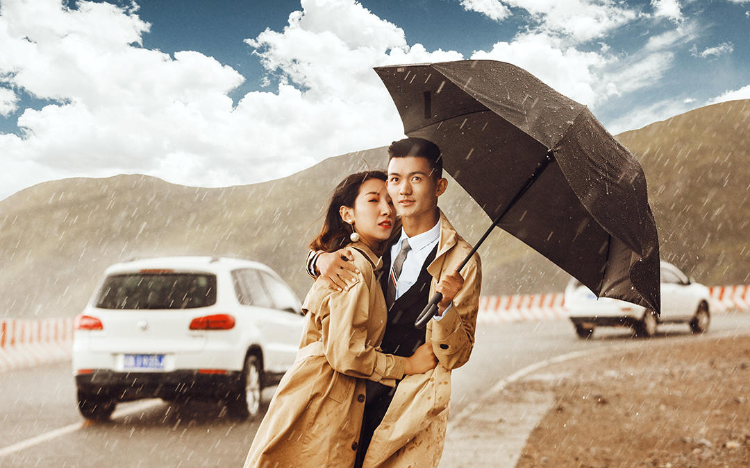 西藏旅拍 梵音映画 【羊湖·公路】时尚街拍