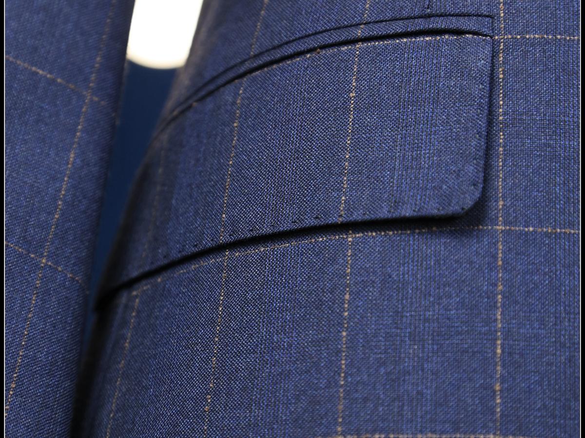 【永恒系列】沉稳咖格纹全羊毛面料套西