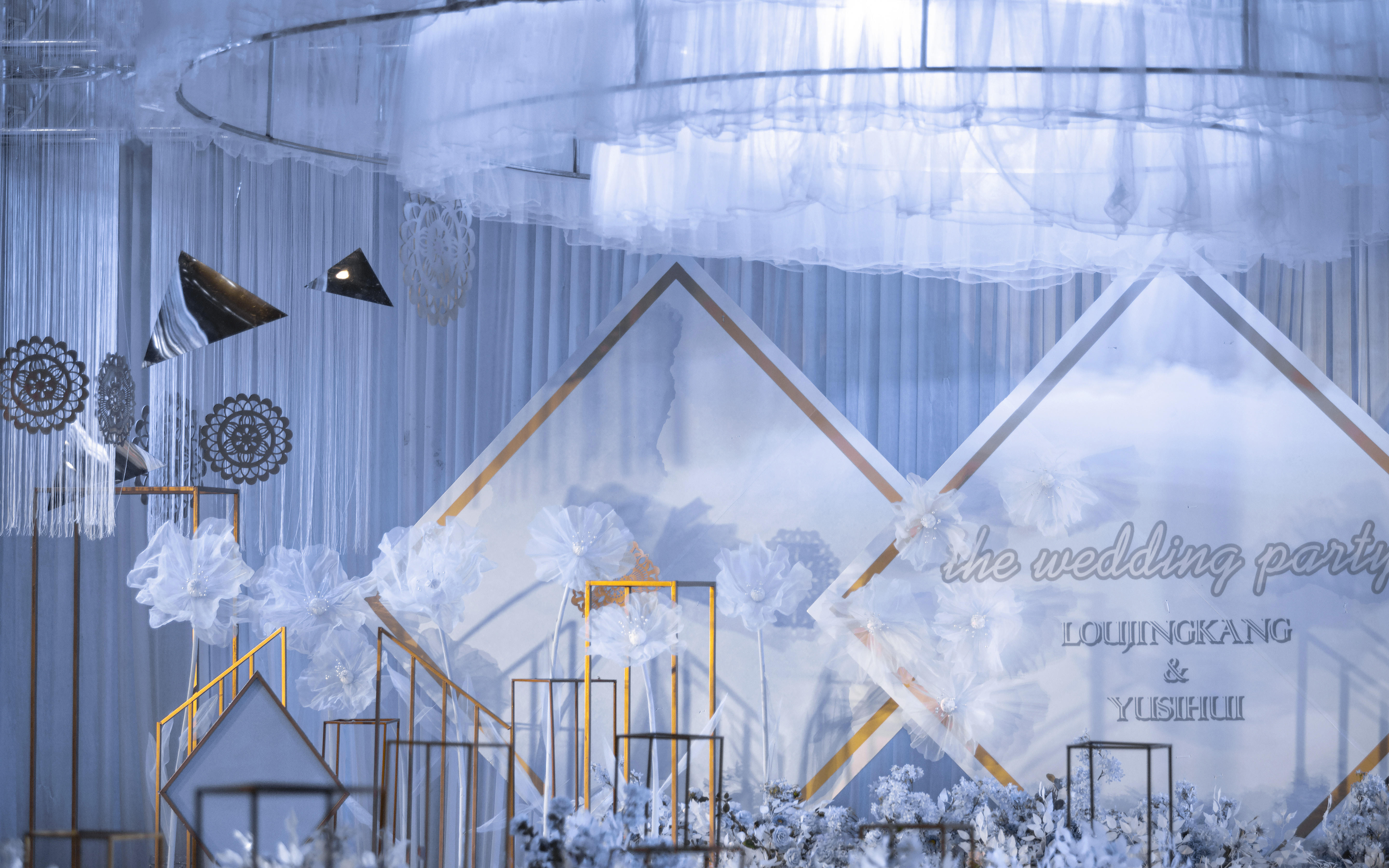 【名人私人订制】淡蓝色唯美婚礼