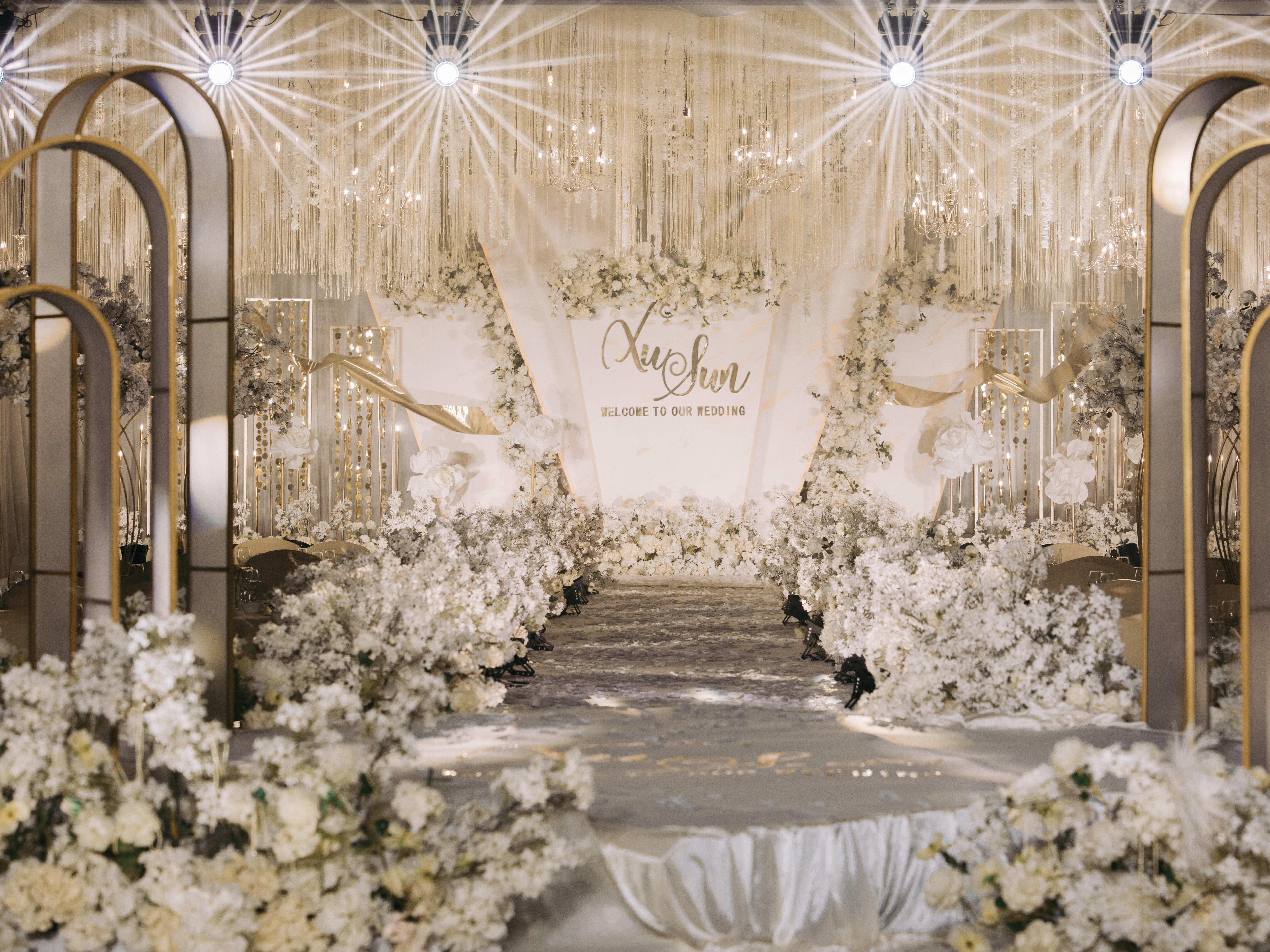 【SOPHIA】私人定制室内香槟色唯美主题婚礼