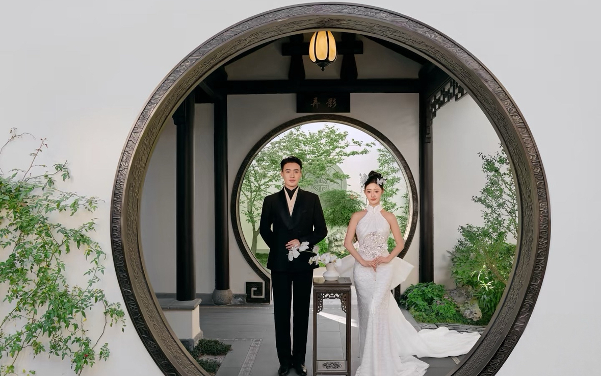 我承认我又心动啦‼️园林婚纱照