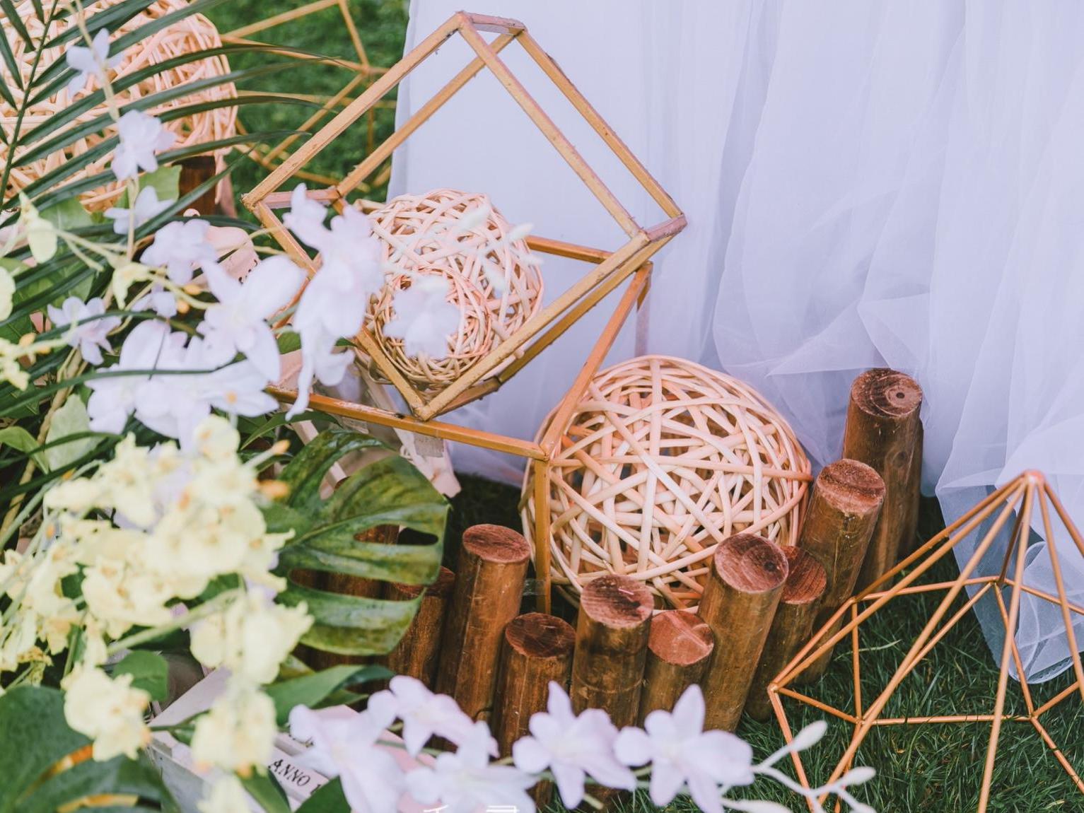 千寻婚礼【永结同心】小清新大气户外婚礼