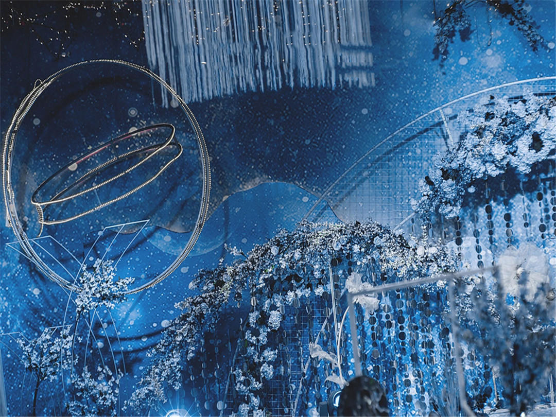 高端大气静谧蓝主题婚礼套餐