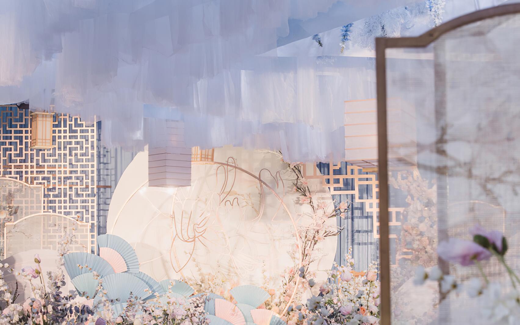 ［花間詞婚礼］粉色婚礼+吊顶含人员