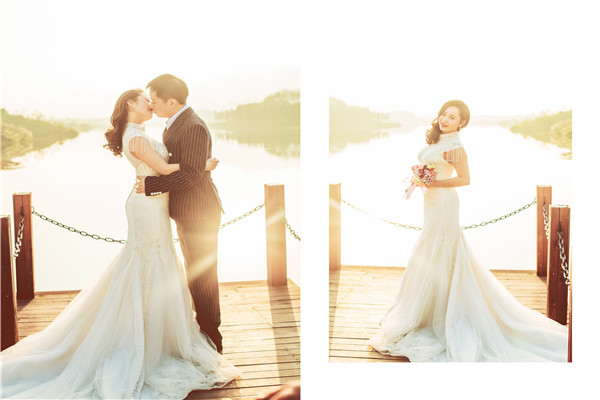 影楼婚纱照_影楼风婚纱照