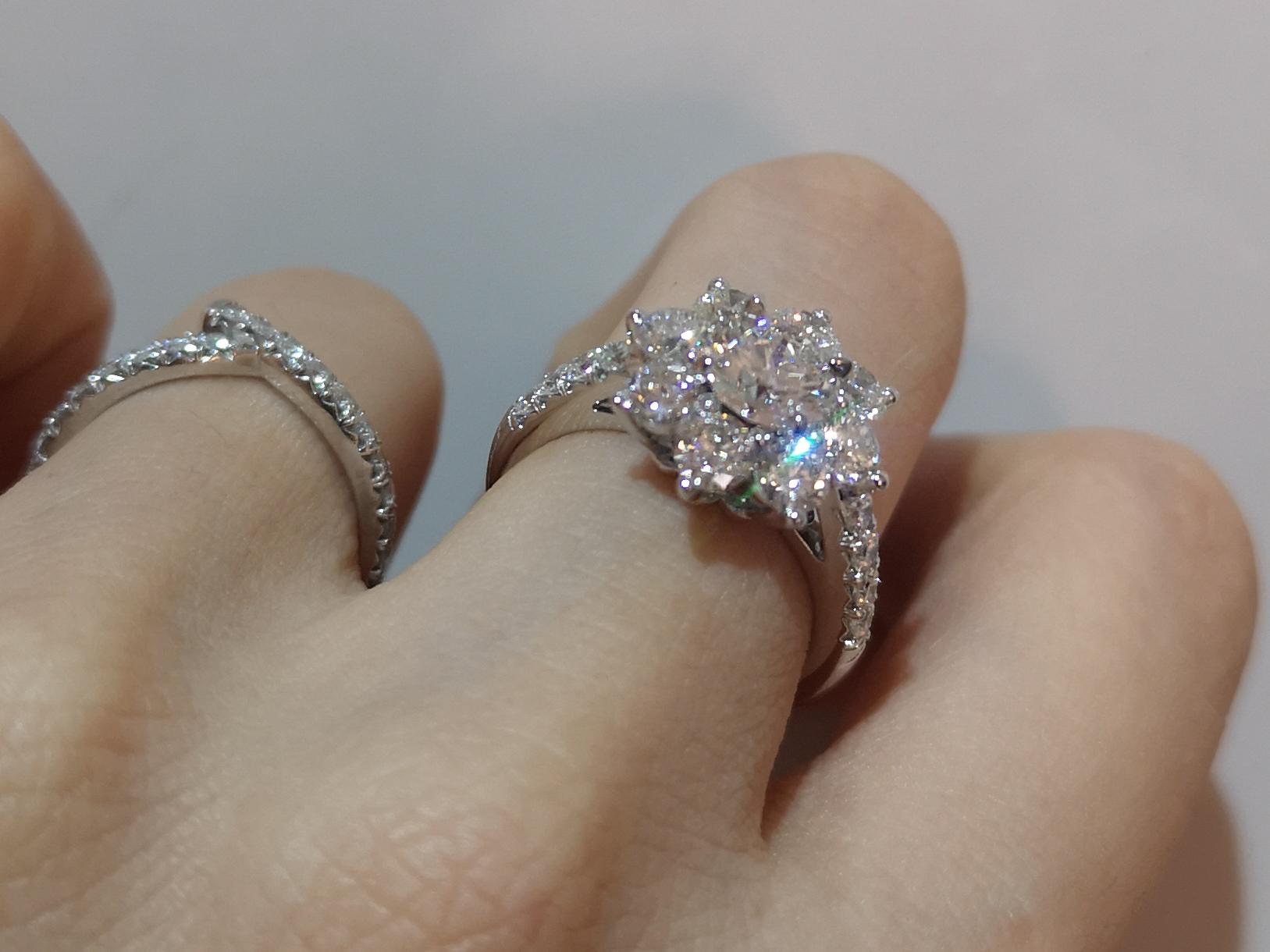 太阳花  系列  求婚钻戒