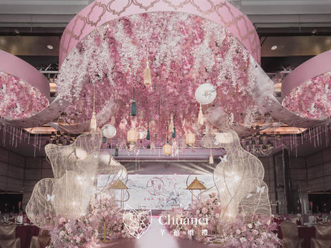 广州芊禧 · 室内淡粉色新中式婚礼