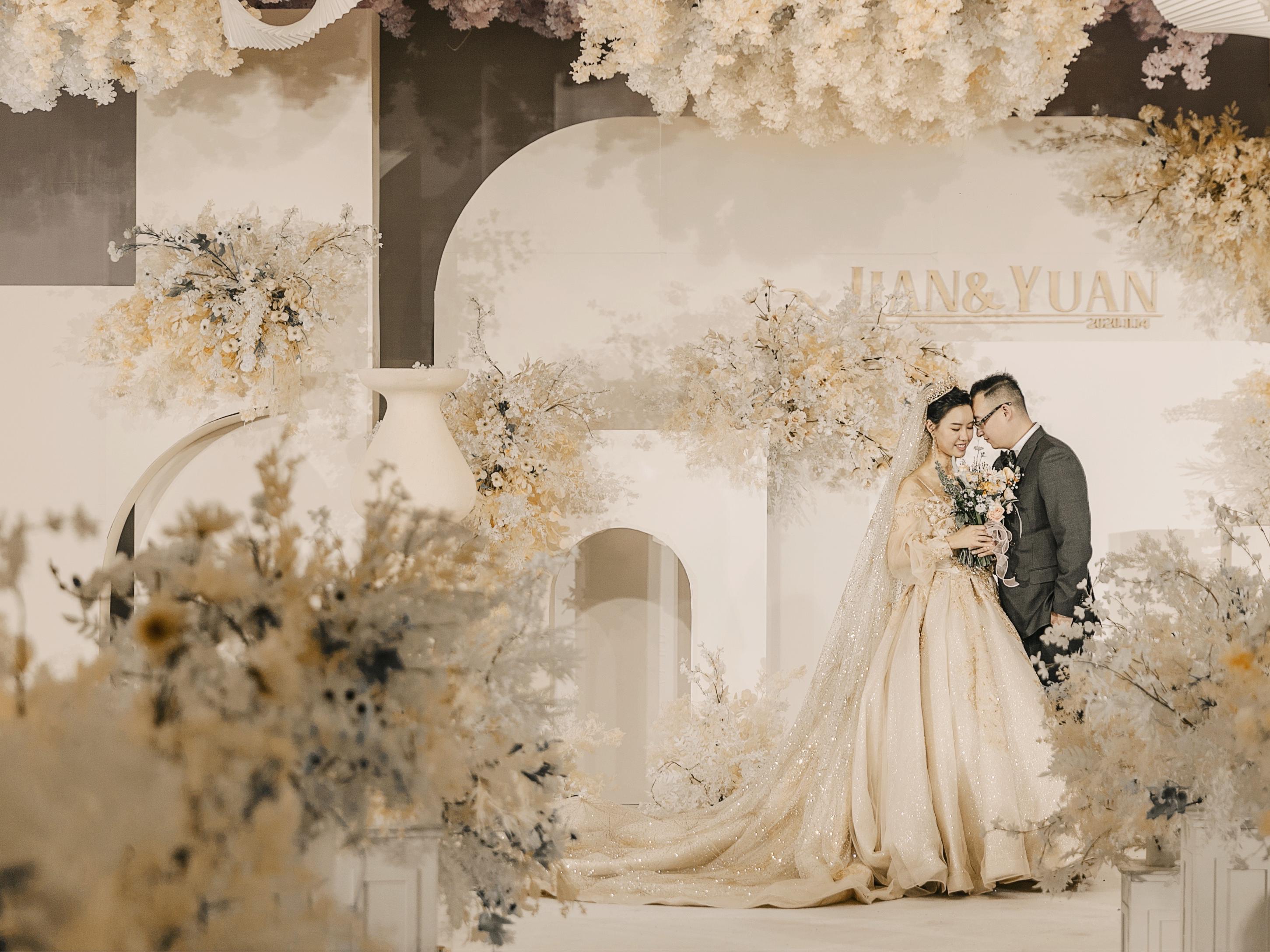 【沐堇】香槟色大气婚礼 私人定制 不满意重新设计