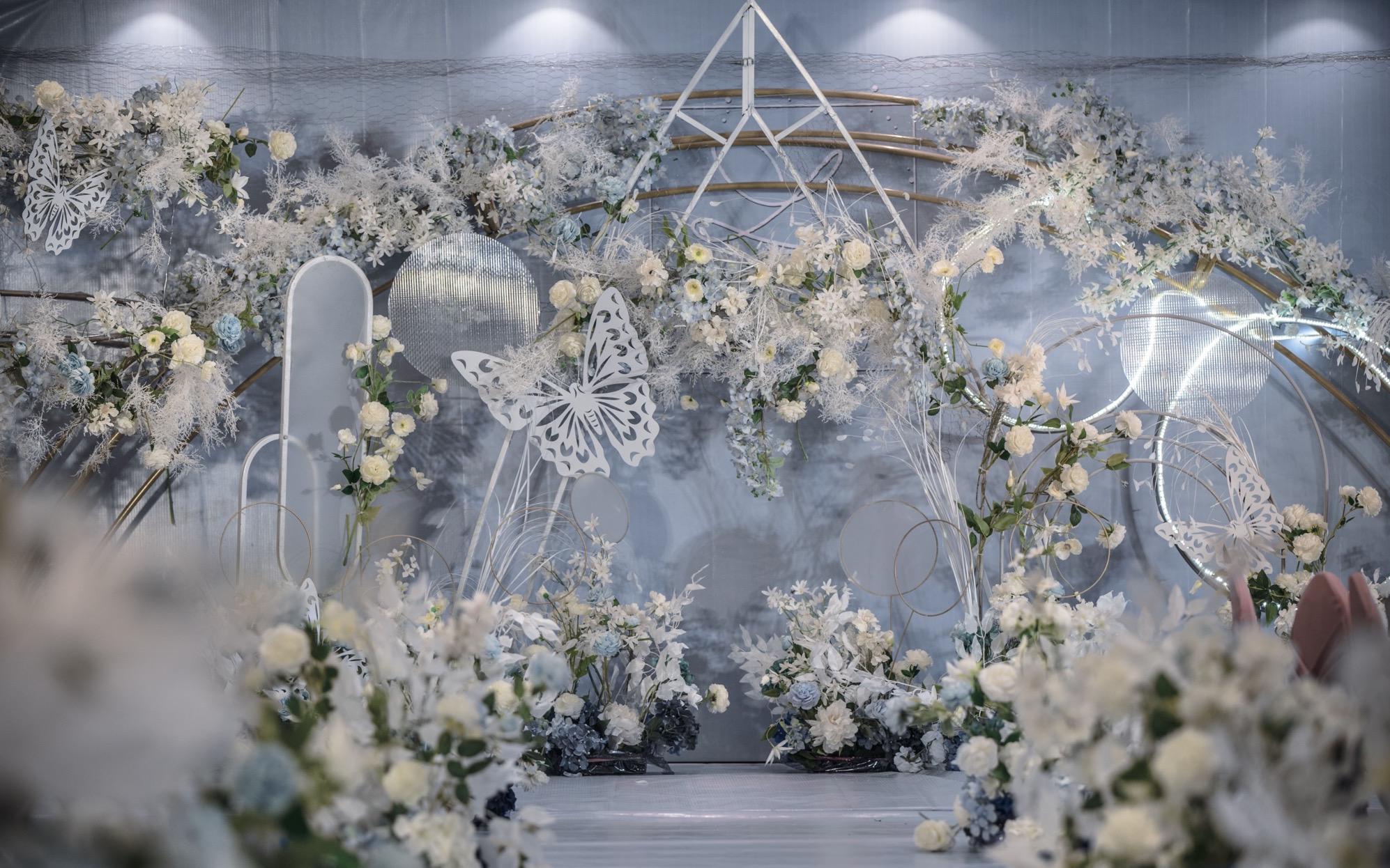 雾霾蓝婚礼｜灰蓝色系婚礼