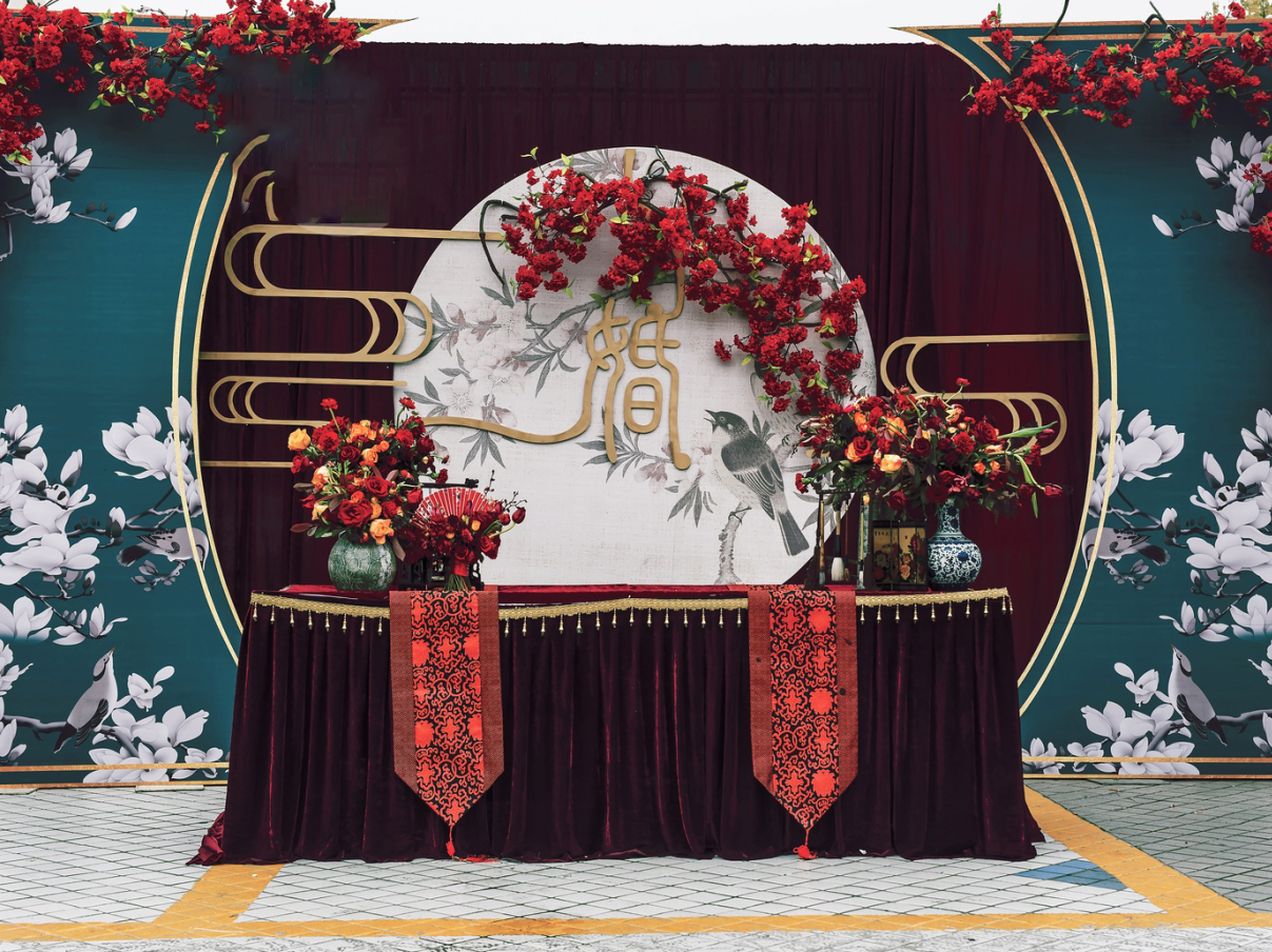 《唯美花嫁》中式红蓝江南风-忆