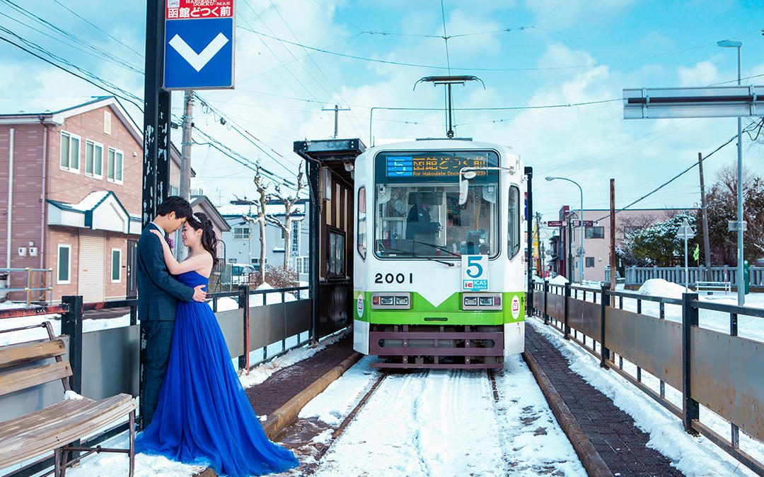 北海道-冬の雪国婚礼，一衣如雪的白色恋人