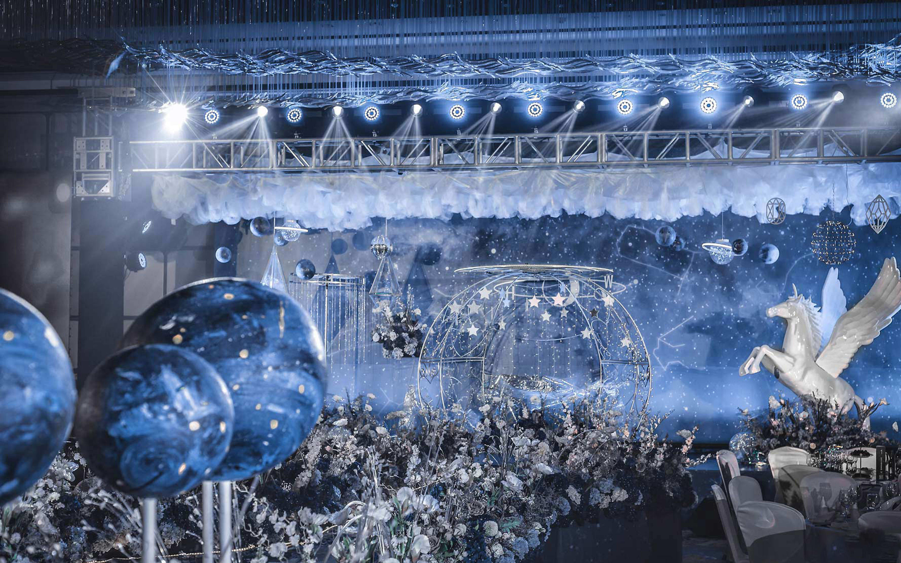 景德镇阿伟婚礼-星空婚礼超梦幻