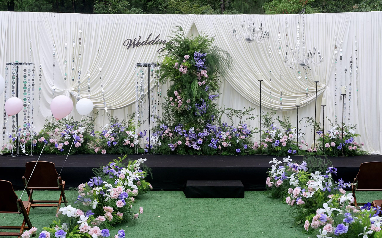 韩系布幔风格婚礼