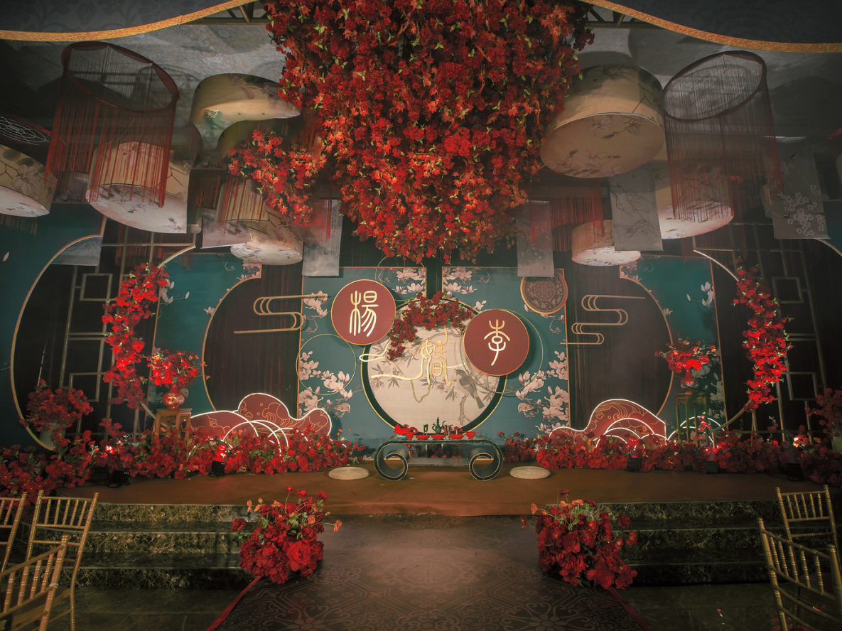 《唯美花嫁》中式红蓝江南风-忆