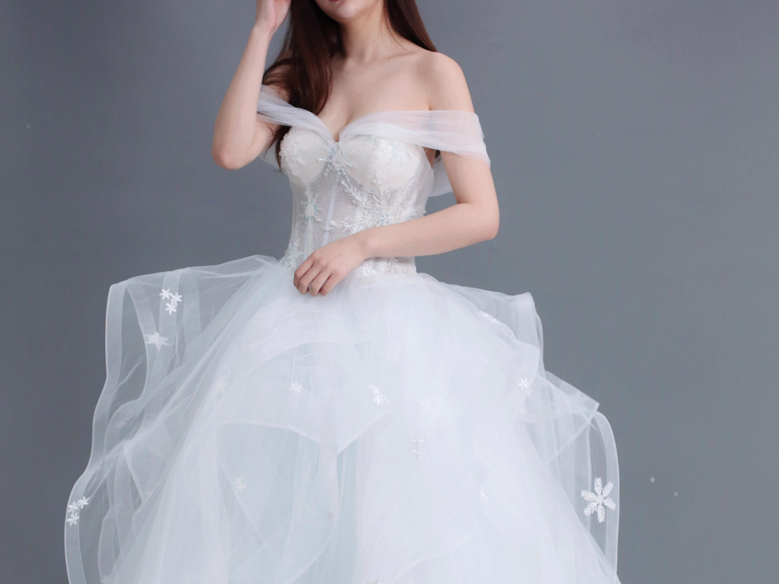 【藩篱婚纱】冰雪公主梦幻主纱系列租赁套餐