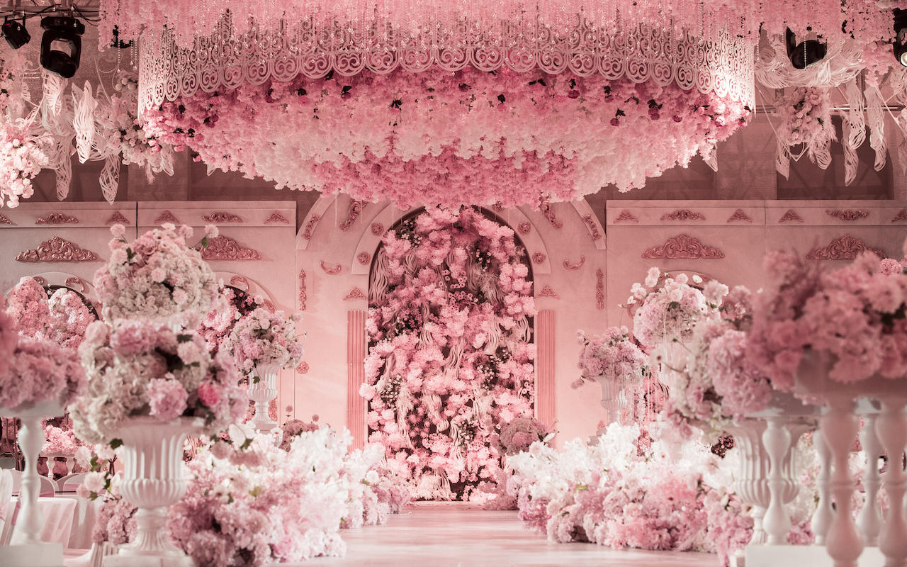 测试粉色公主梦满满少女心