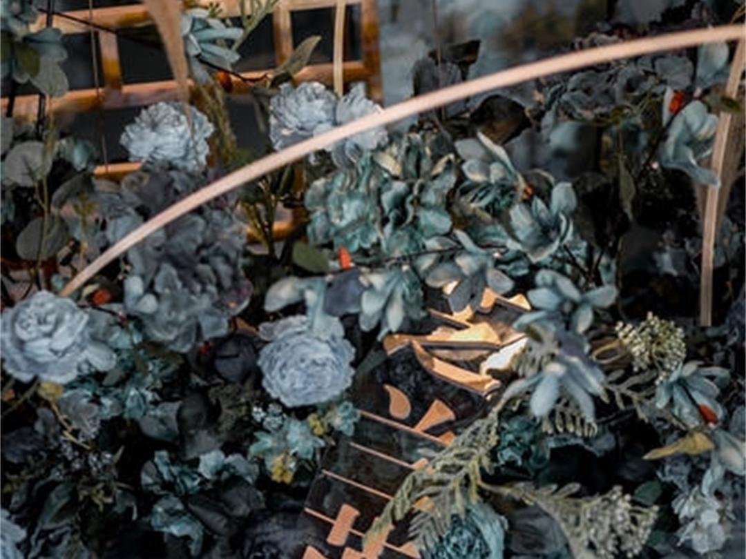 逢双案例 新中式 雾霾蓝色系婚礼