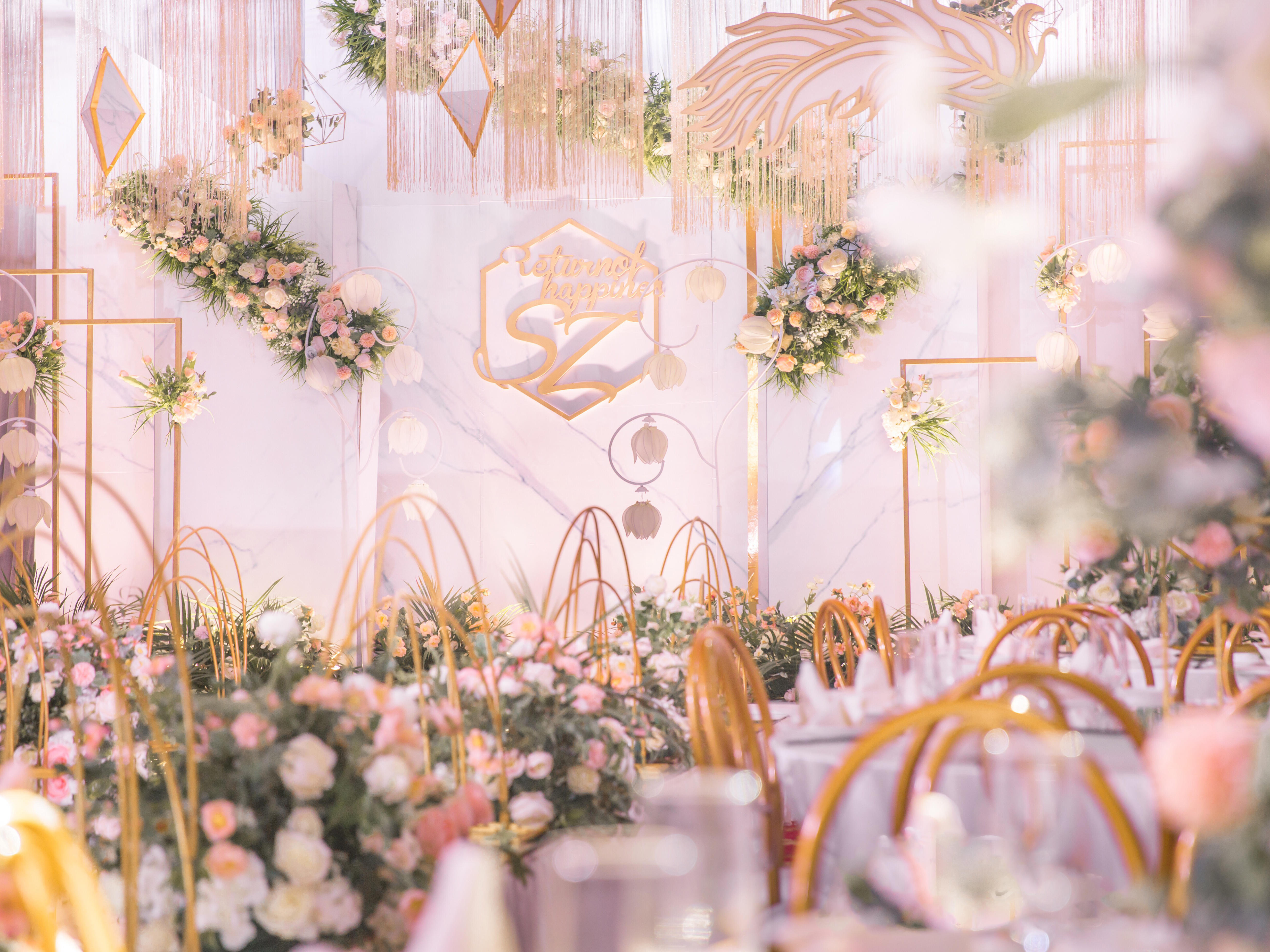 【晟世】唯美花满情浓婚礼套餐（含四大金刚）