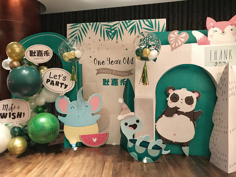 【喜上策划 】 男宝宝满月/周岁/生日气球布置