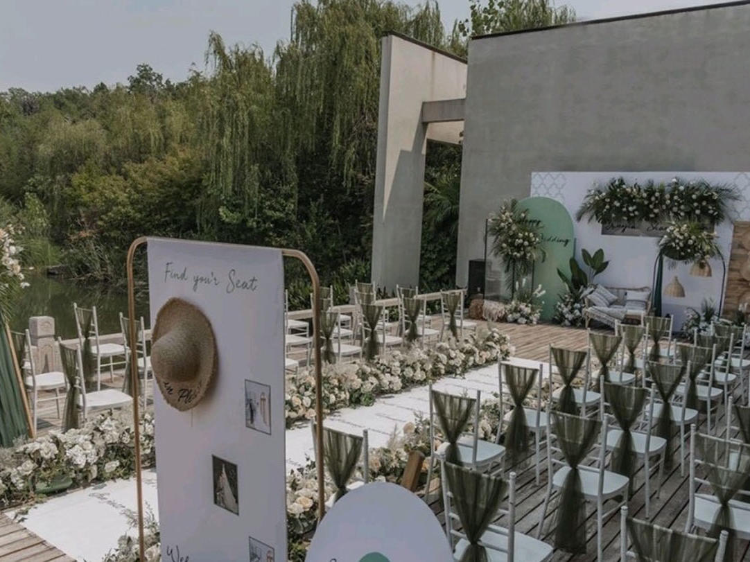 广安金钰桥婚礼/坝坝宴/户外/绿色泰式婚礼