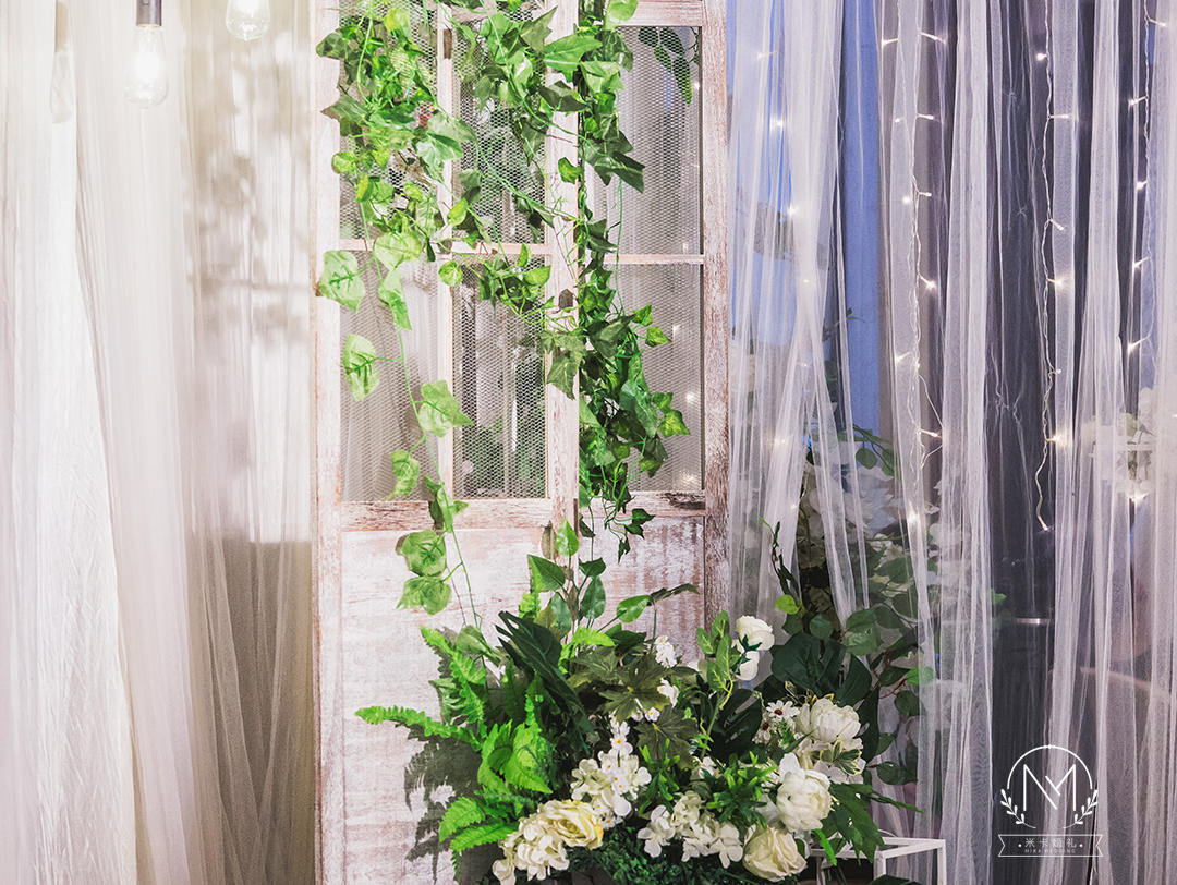 米卡婚礼室内森系小清新婚礼 只要8888