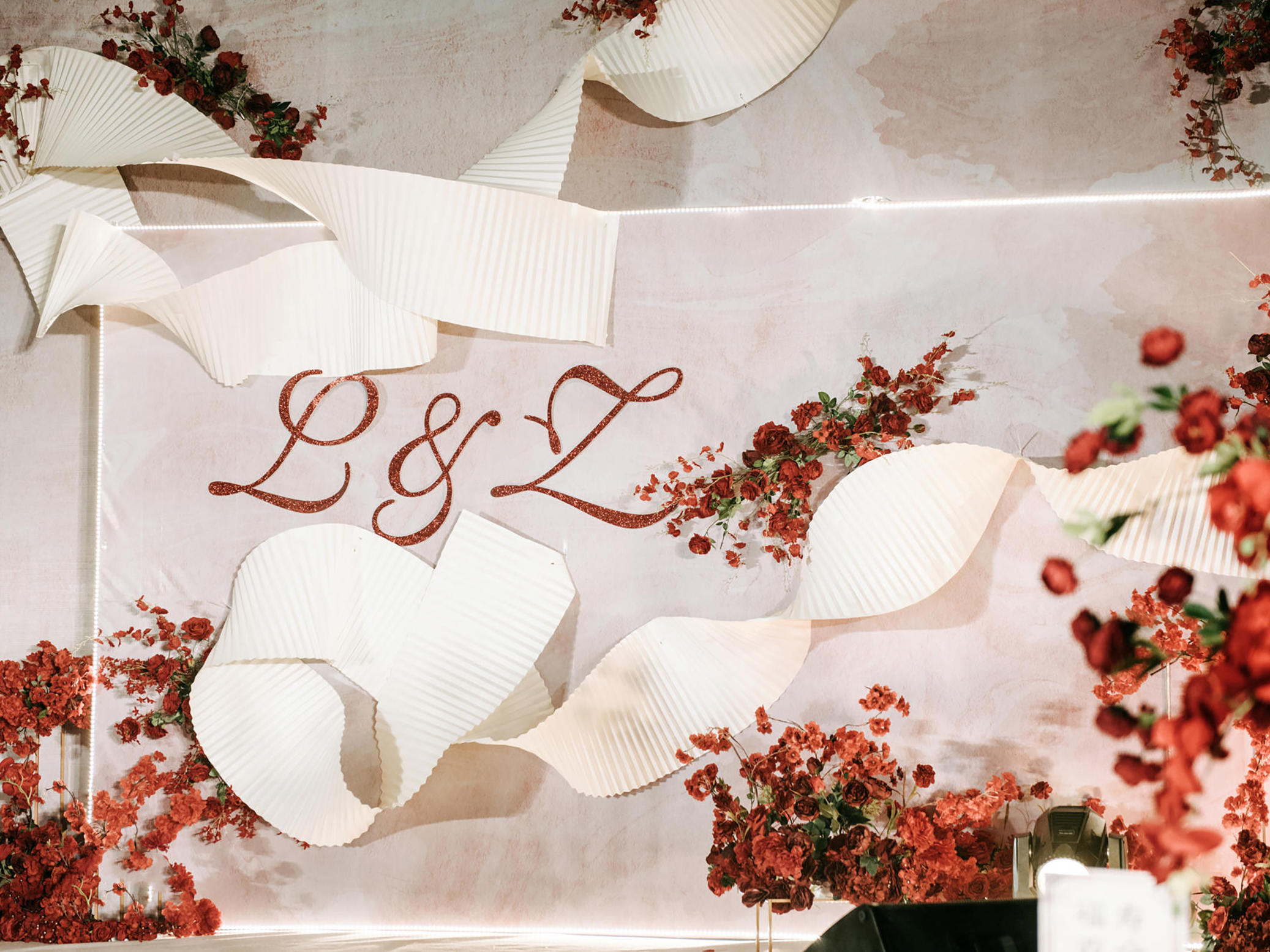 红色个性-泰式风格婚礼现场