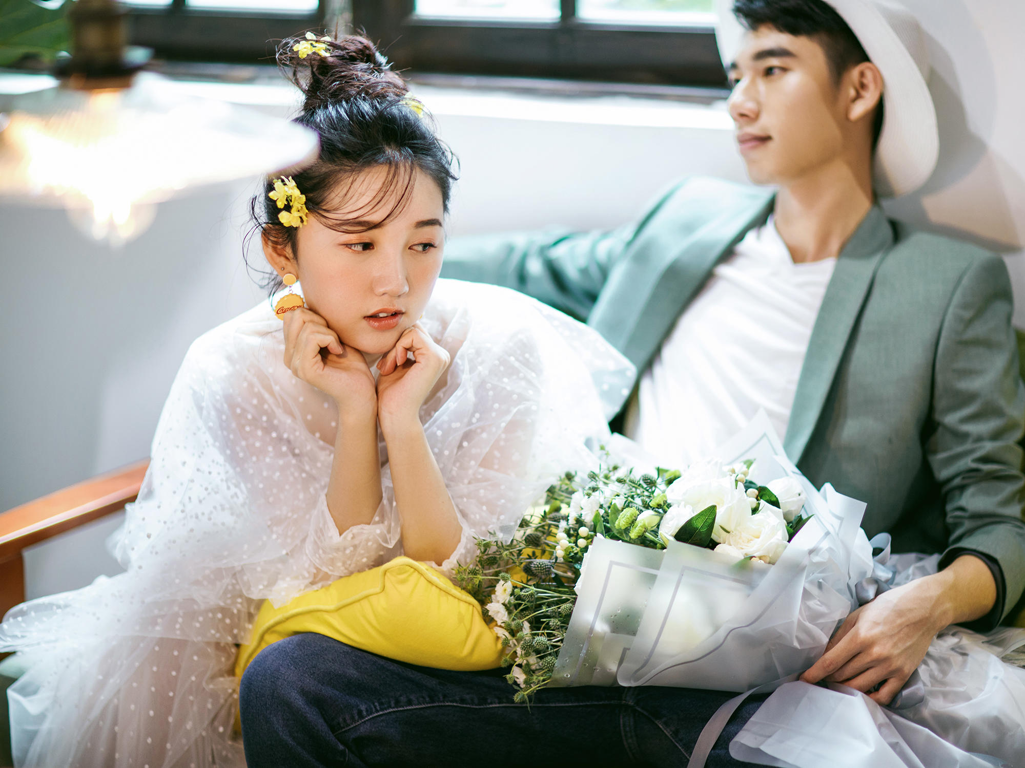 婚纱摄影小清新_女生小清新头像(2)