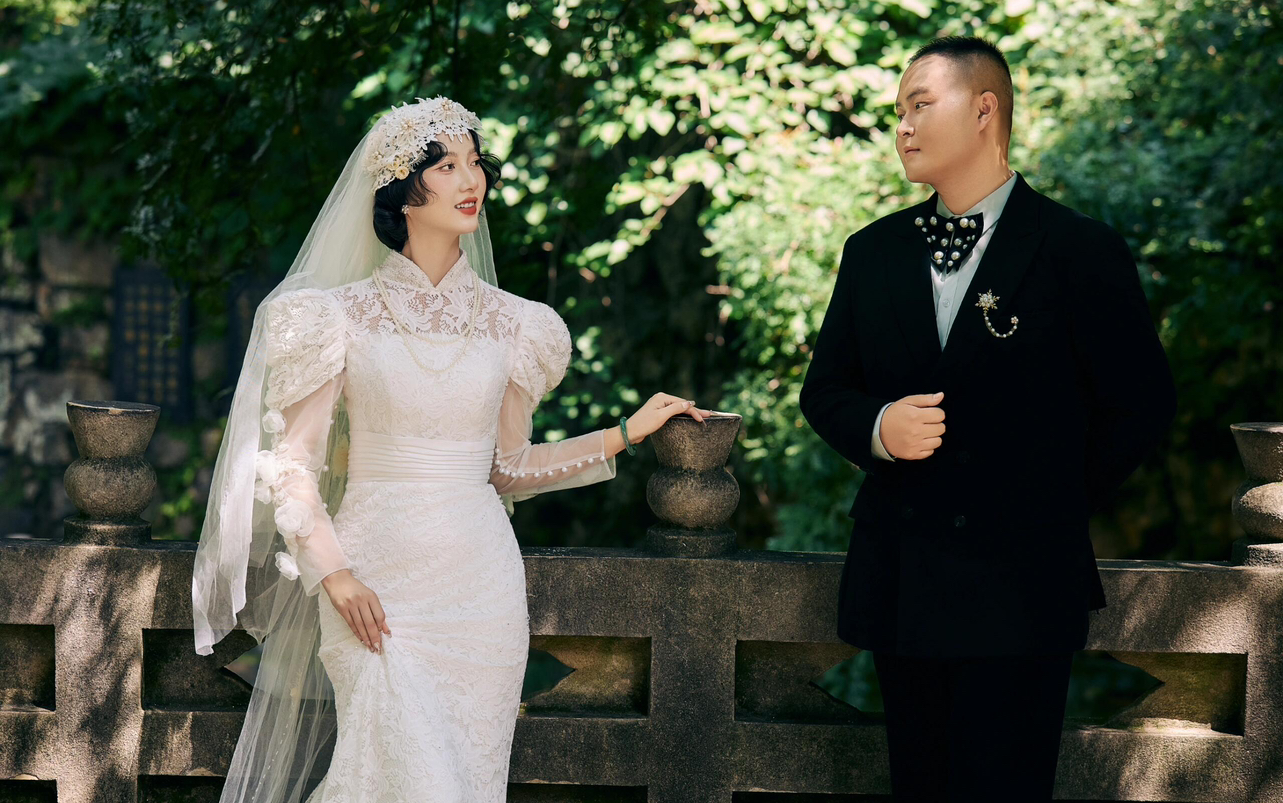 园林系列客片欣赏！石家庄婚纱照推荐商家