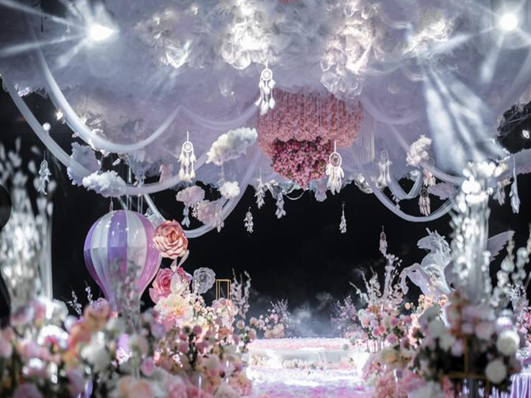 内江一期一会粉色少女心梦幻婚礼