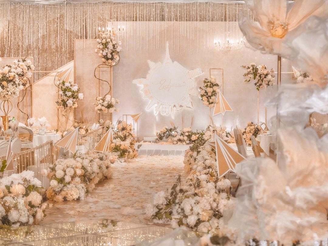 【花诚缘主题婚礼】-清新浅橙色婚礼