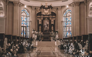 神话婚礼丨圣洁丨巴洛克风教堂婚礼