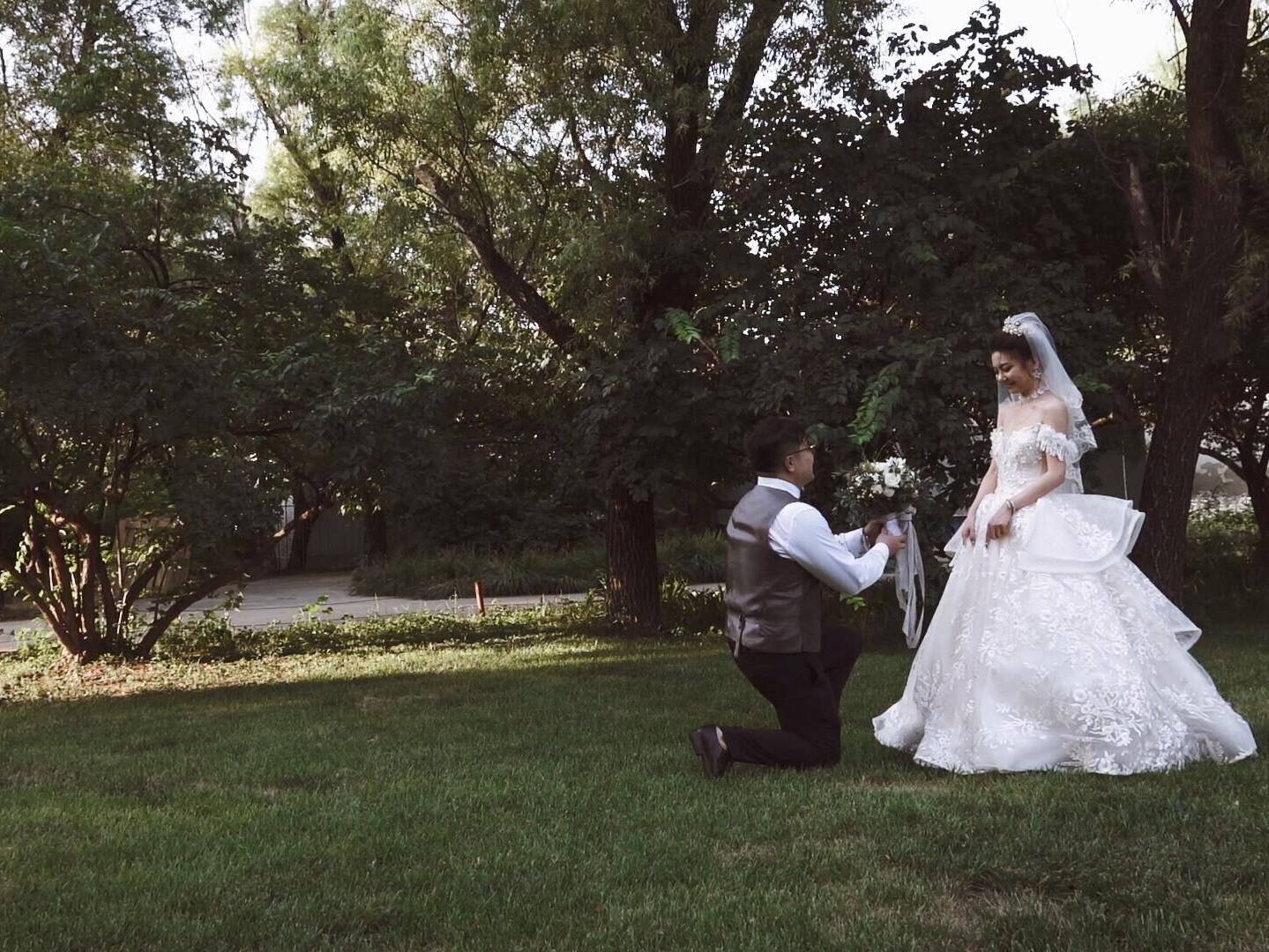 首席级双机婚礼电影   