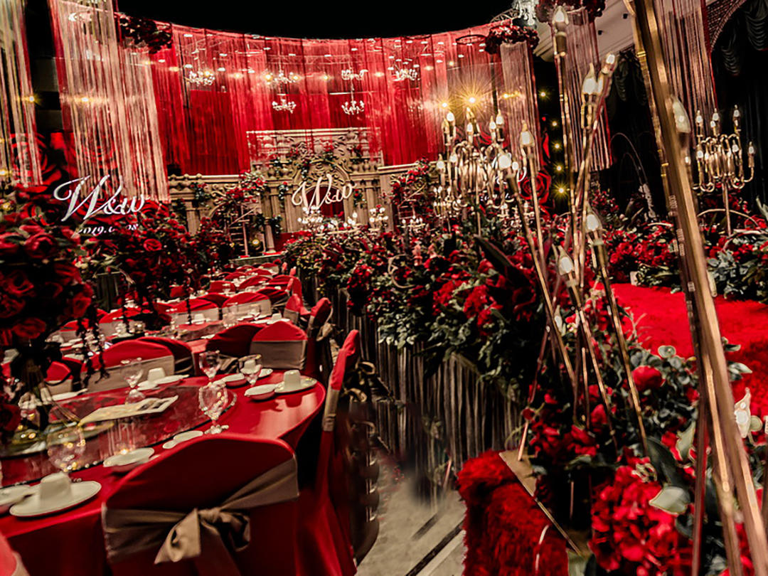 Coco——经典红金色系，大气欧式婚礼