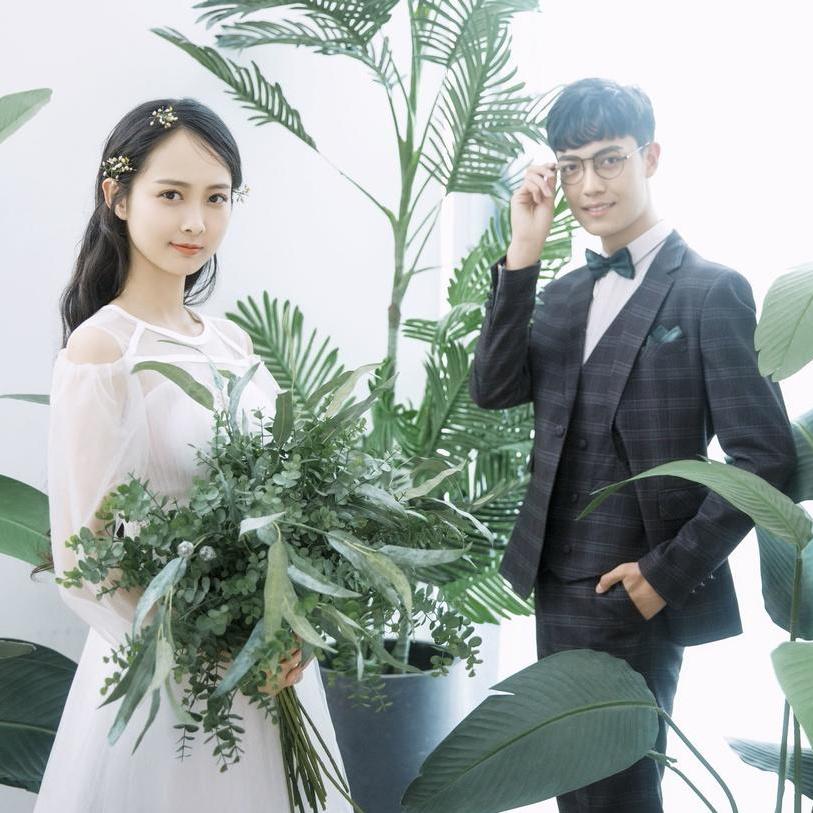 内景婚纱照 韩式唯美人像