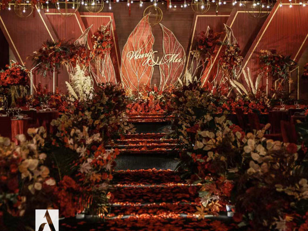 『个性定制』红色梦幻婚礼     