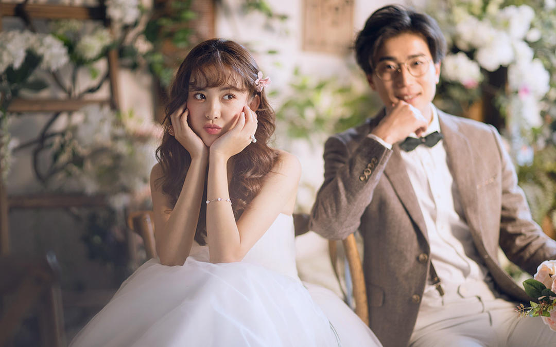 甜蜜韩式婚纱照系列作品欣赏