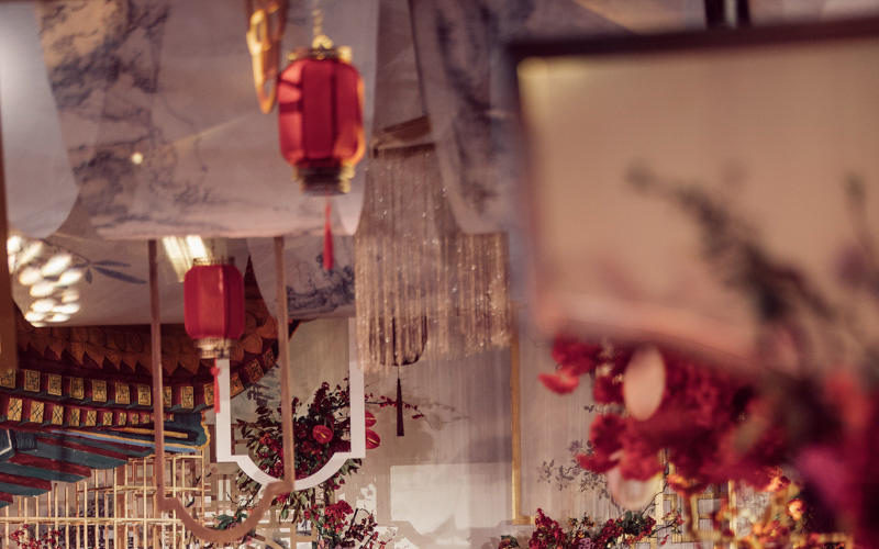 新中式古朴风传统唯美风主题婚礼