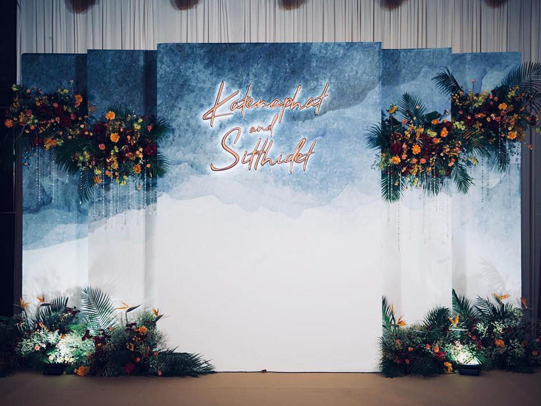 【花海阁】蓝色泼墨婚礼 | 不一样的风格