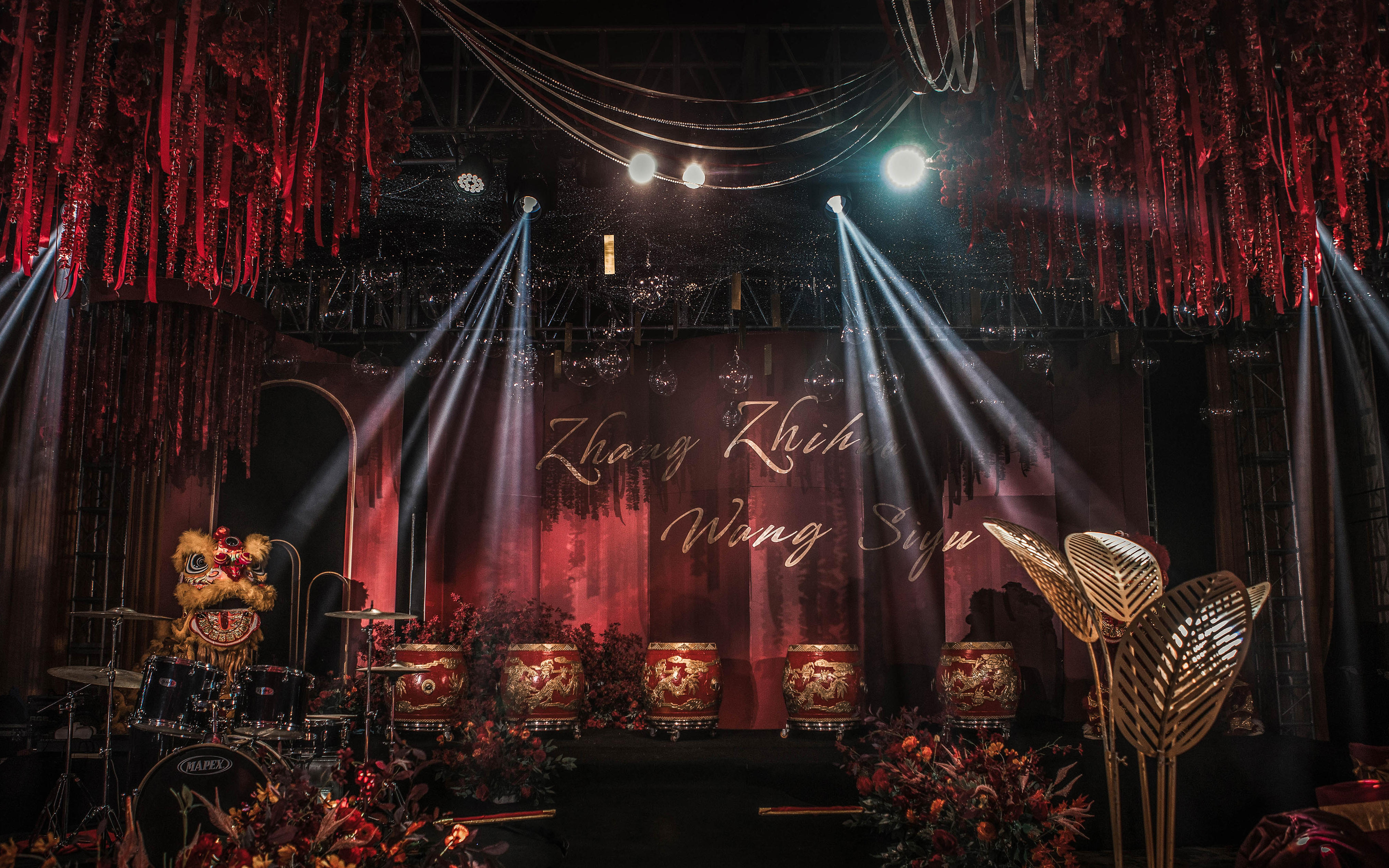 你眼中的永恒--简约大气红金黑婚礼️