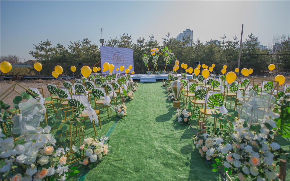 八月婚礼定制/春天室外婚礼 婚礼party