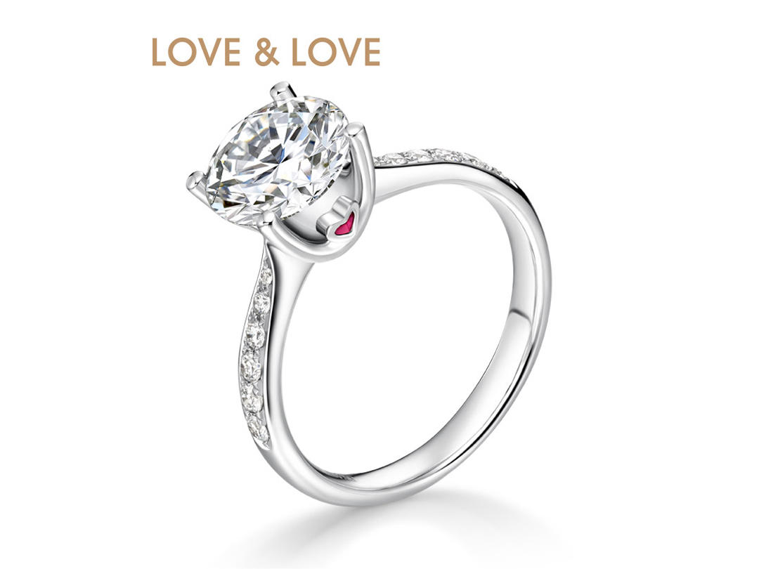 LOVE&LOVE心心相印求婚钻戒 