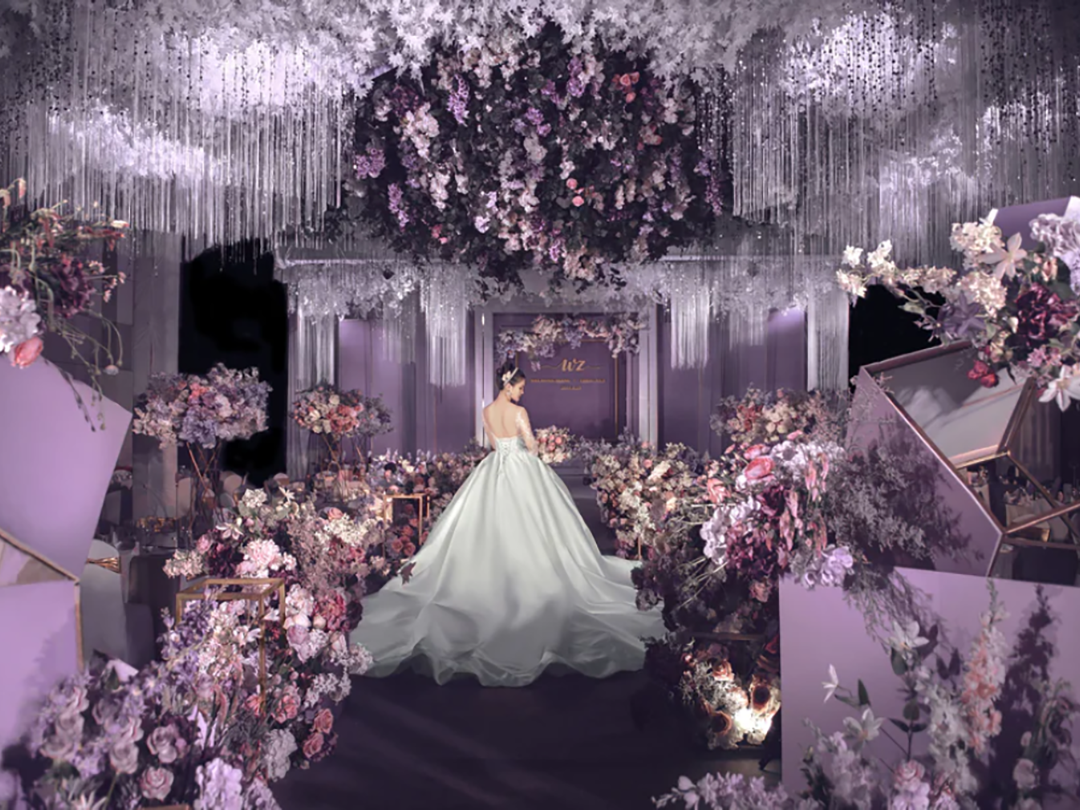 【喜时】初秋必备 烟紫色油画婚礼
